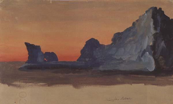 Frederic E.Church Icebergs at Midnight,Labrador oil painting picture